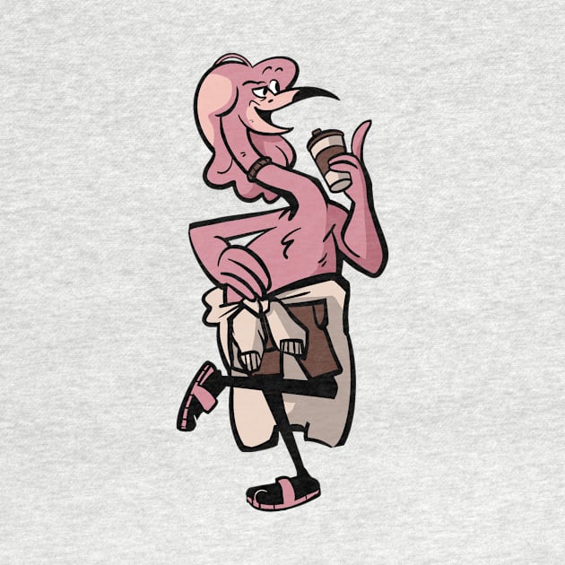 Latte Flamingo by sciderman